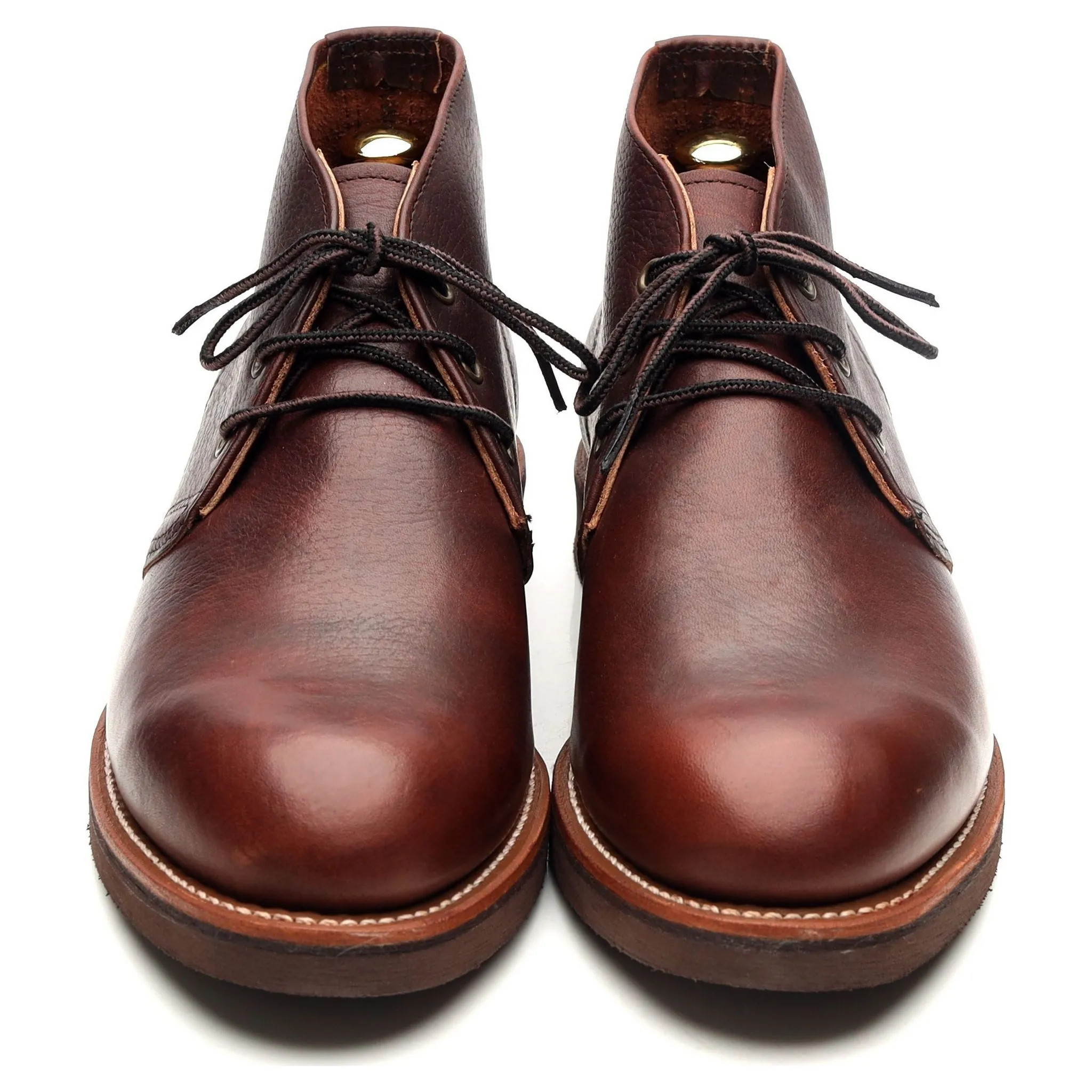 '9215' Brown Leather Chukka Boots UK 9 US 10