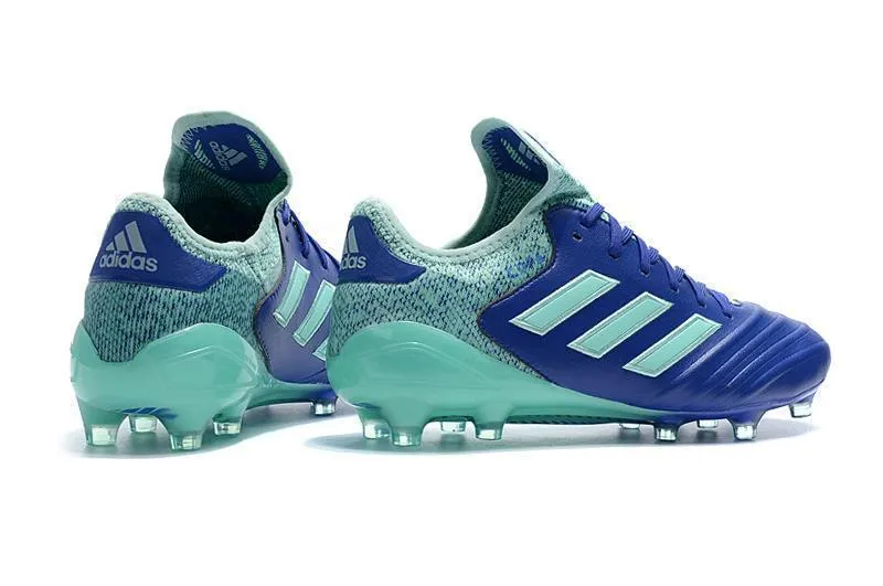 Adidas Copa 18.1 FG Soccer Cleats Blue Green