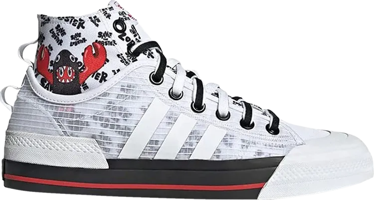 Adidas Nizza High DL sneakers, white