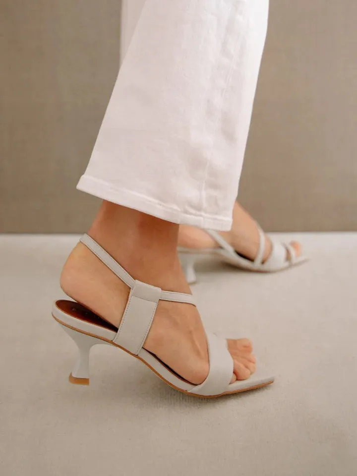 Alohas - Asymmetric Straps in White