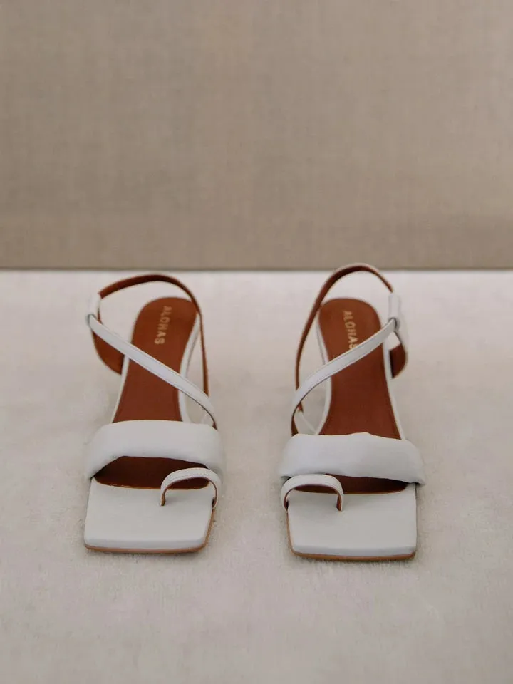 Alohas - Asymmetric Straps in White