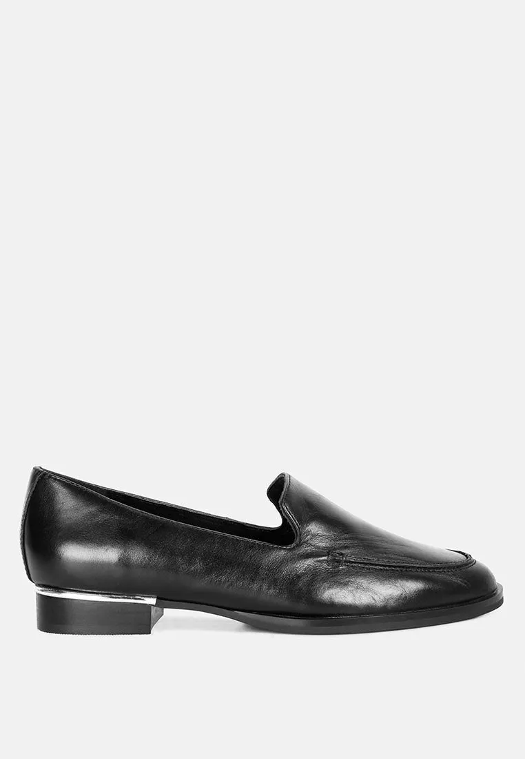 Anna Suede Leather Loafers