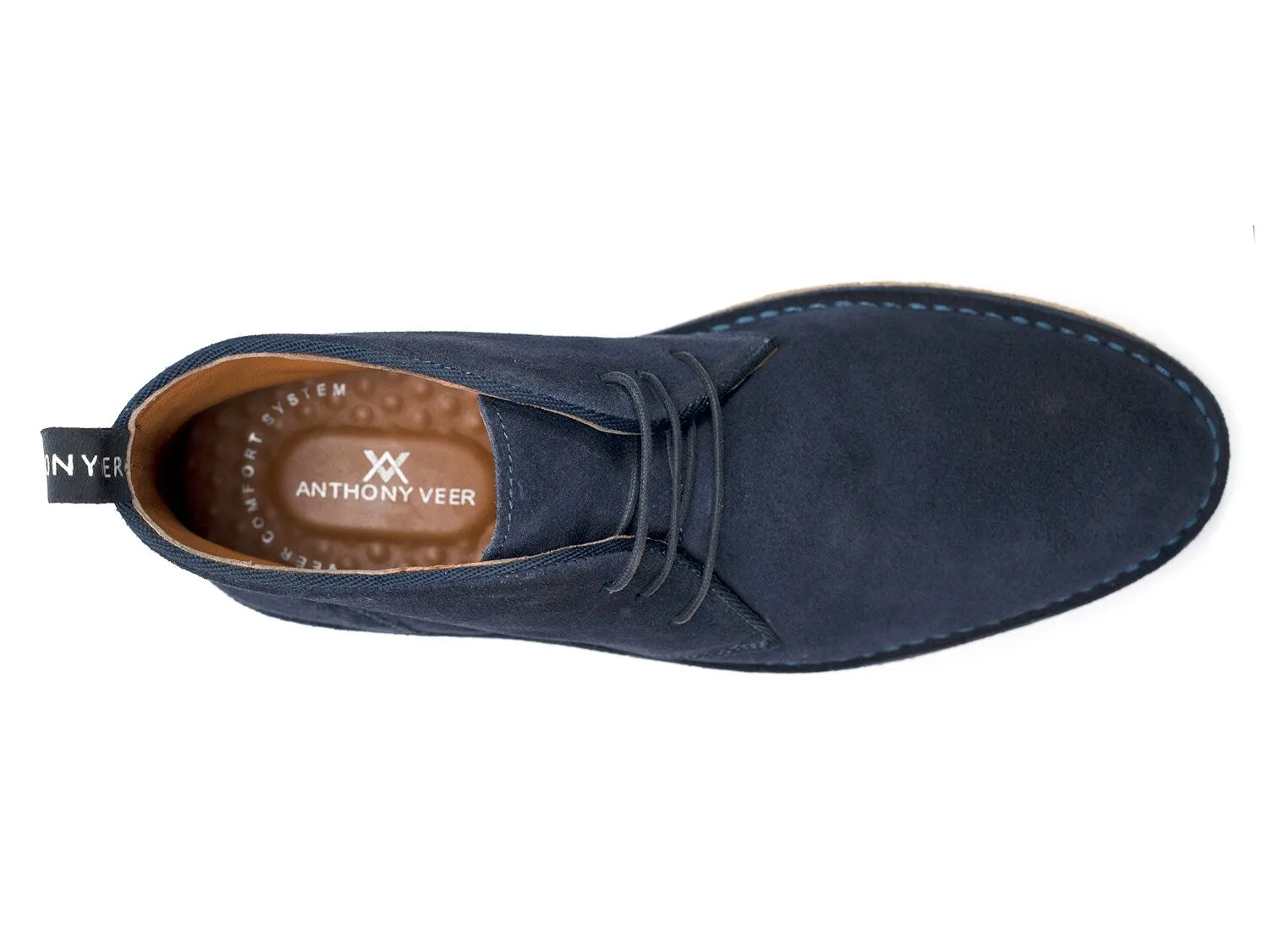 Anthony Veer George Chukka boots, blue