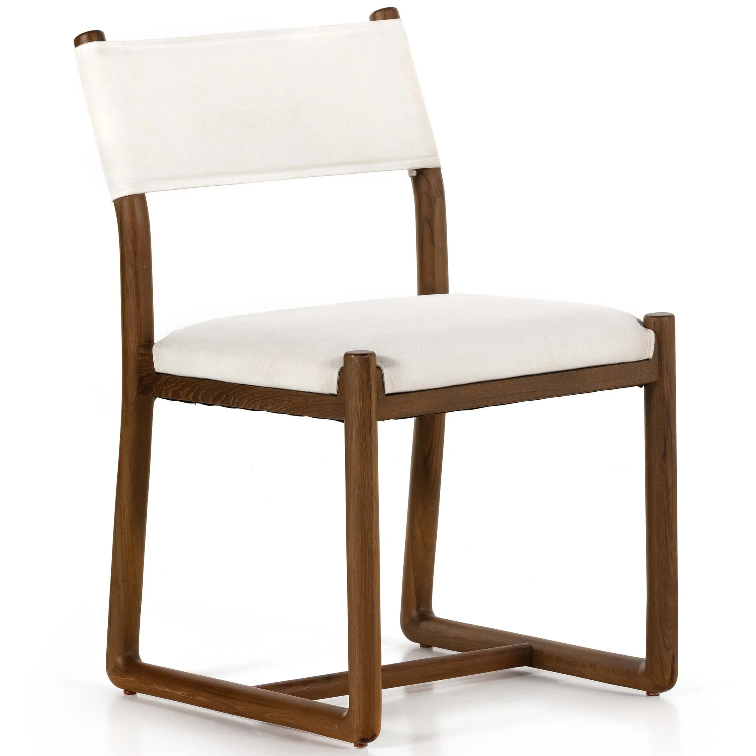 Bilson Outdoor Dining Chair, Natural Teak, Set of 2