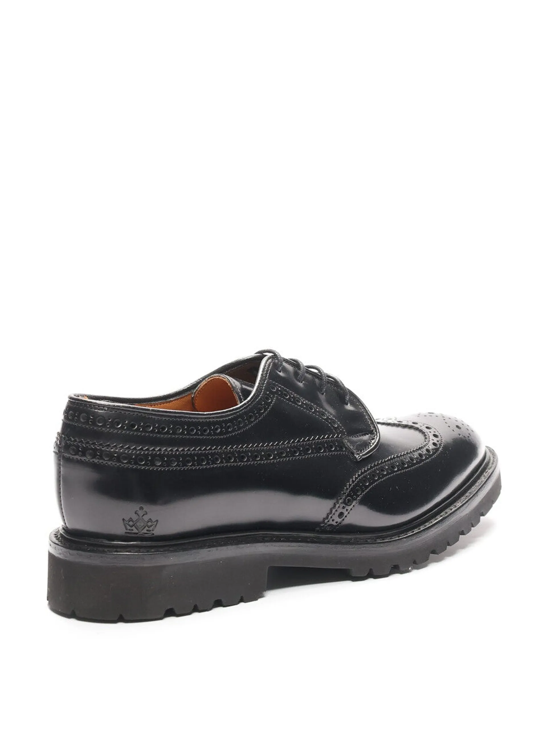 Black Guinevere Brogue derby shoes