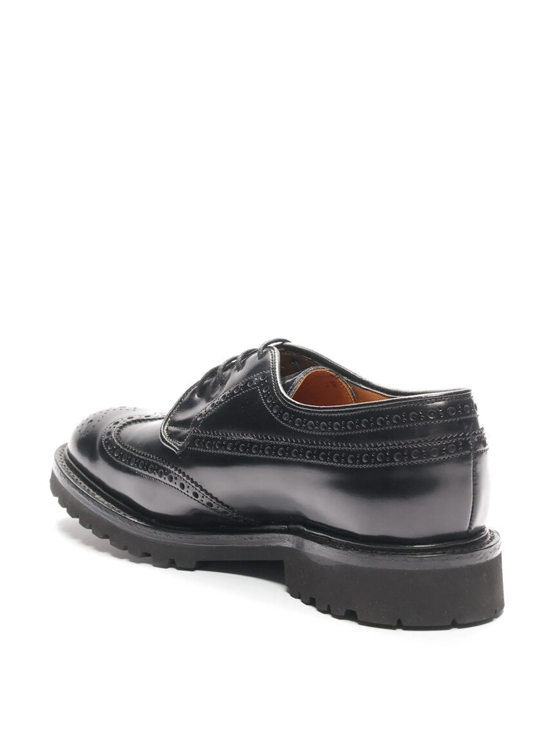 Black Guinevere Brogue derby shoes