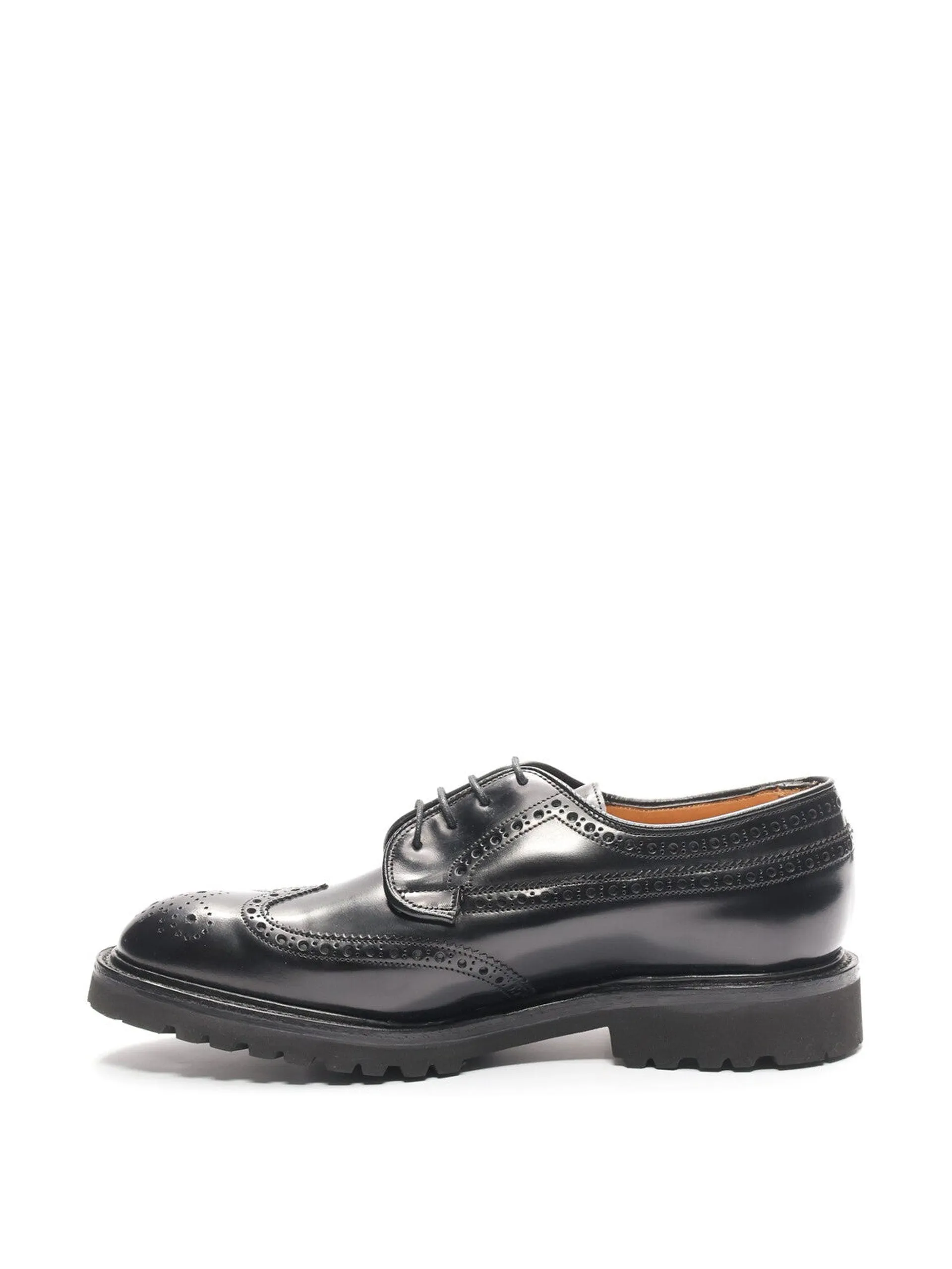 Black Guinevere Brogue derby shoes