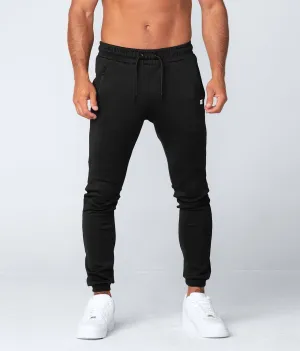 Born Tough Momentum Fitted Signature Crossfit Jogger Pants For Men Black