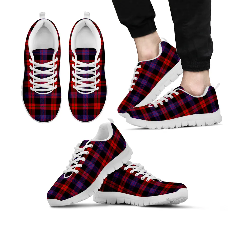 Broun Modern Tartan Sneakers