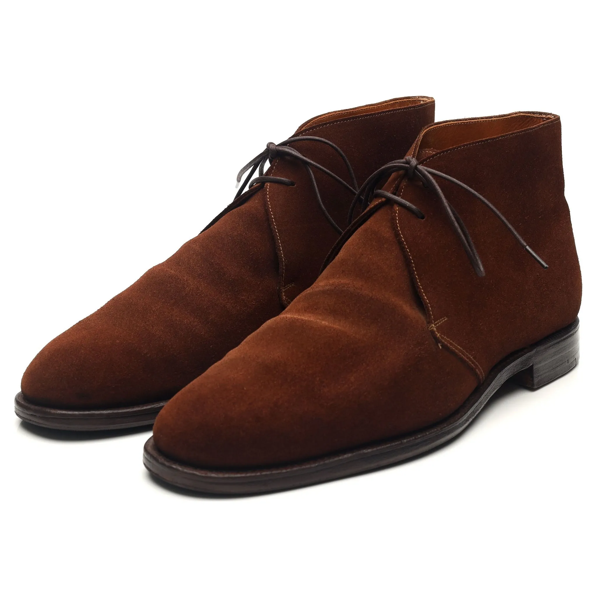 'Chertsey' Brown Suede Chukka Boots UK 10.5 E