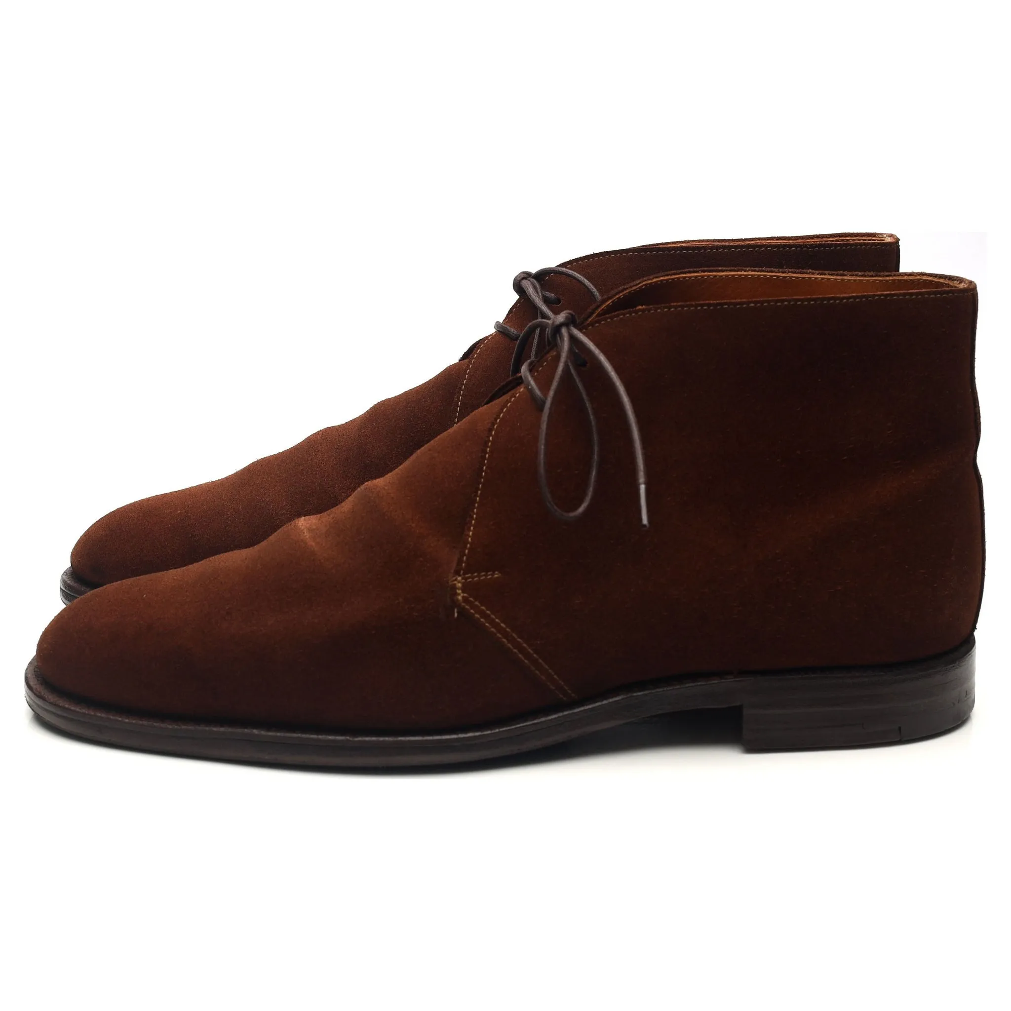 'Chertsey' Brown Suede Chukka Boots UK 10.5 E