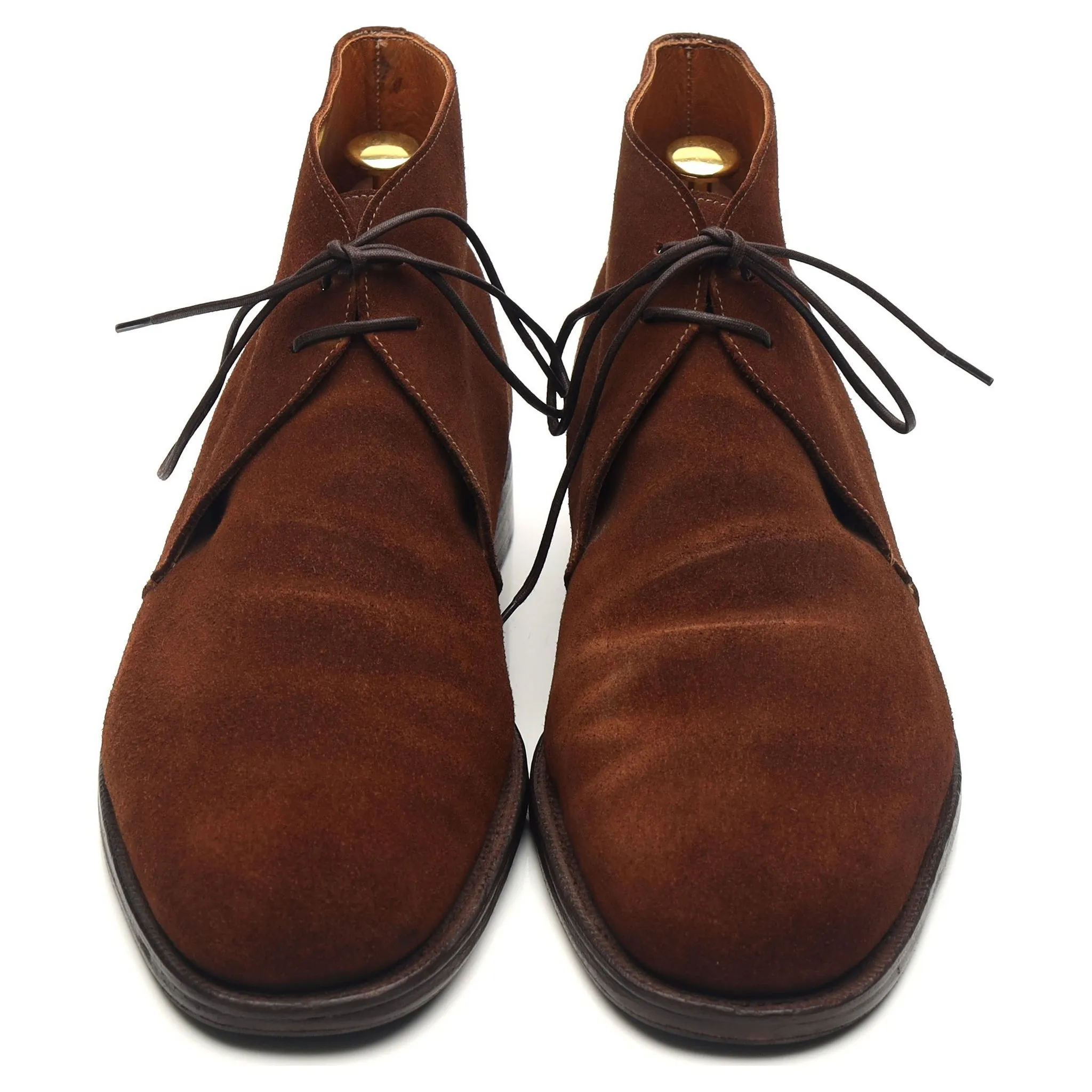 'Chertsey' Brown Suede Chukka Boots UK 10.5 E