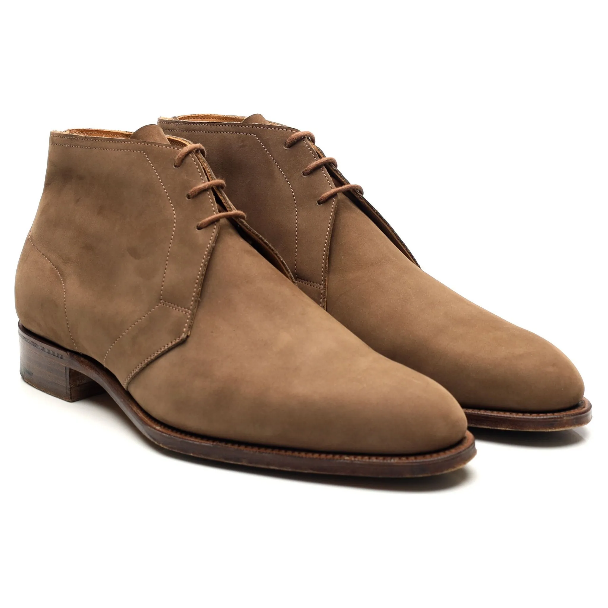 'Cherwell' Brown Nubuck Chukka Boots UK 6 F