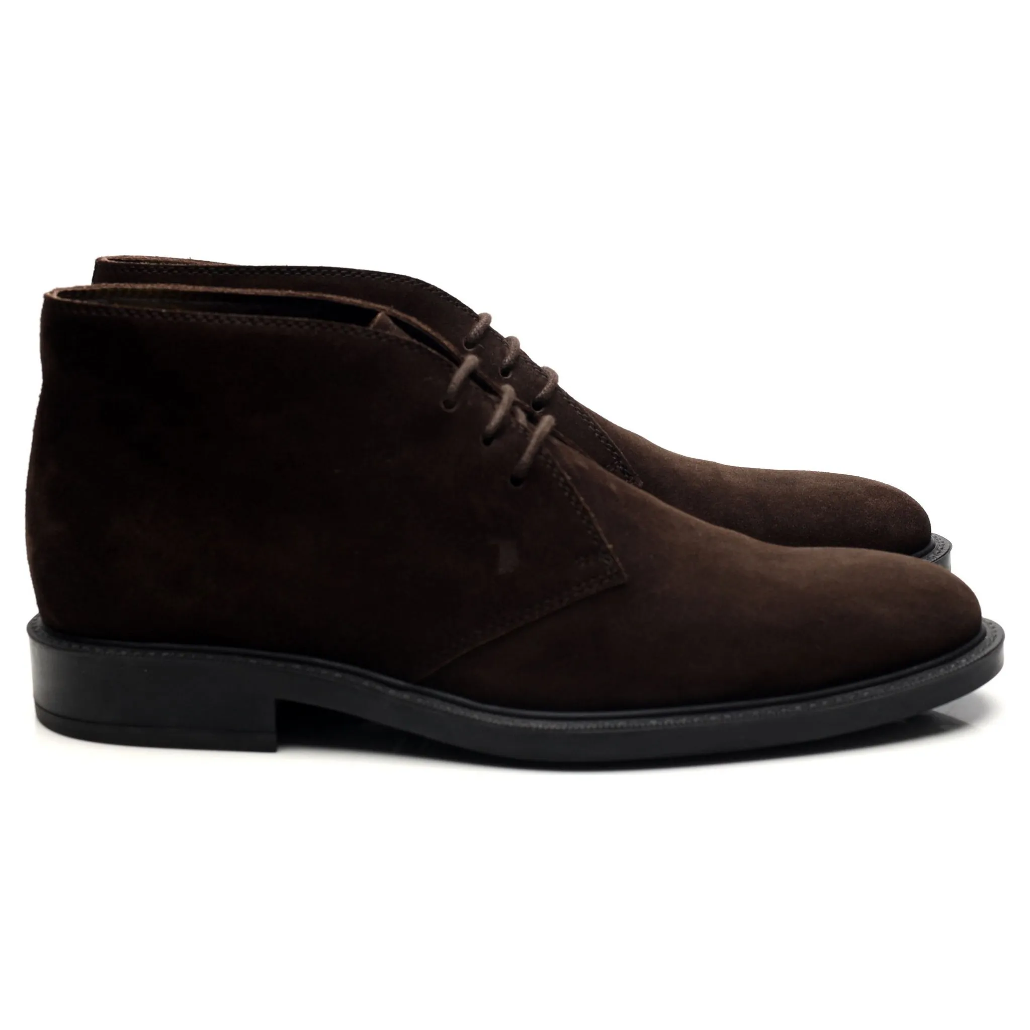 Dark Brown Suede Chukka Boots UK 6.5