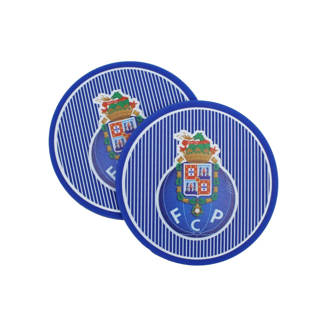 FC Porto FCP Portuguese Soccer Silicone Drinkware Coasters Set of 4