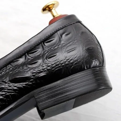 GatorLux Waterproof Embossed Leather Slip-on Loafers