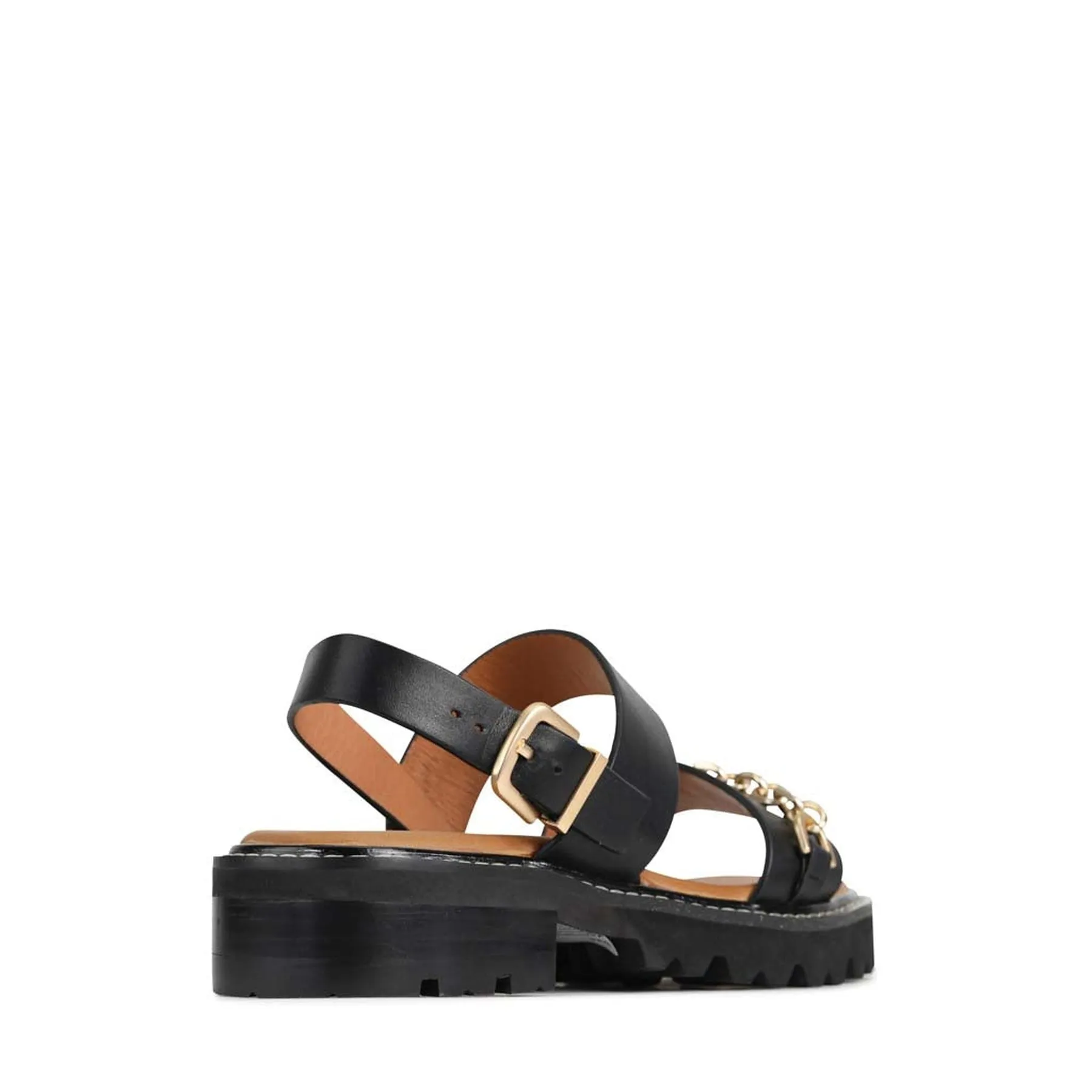 GIL SLING-BACK SANDALS LEATHER