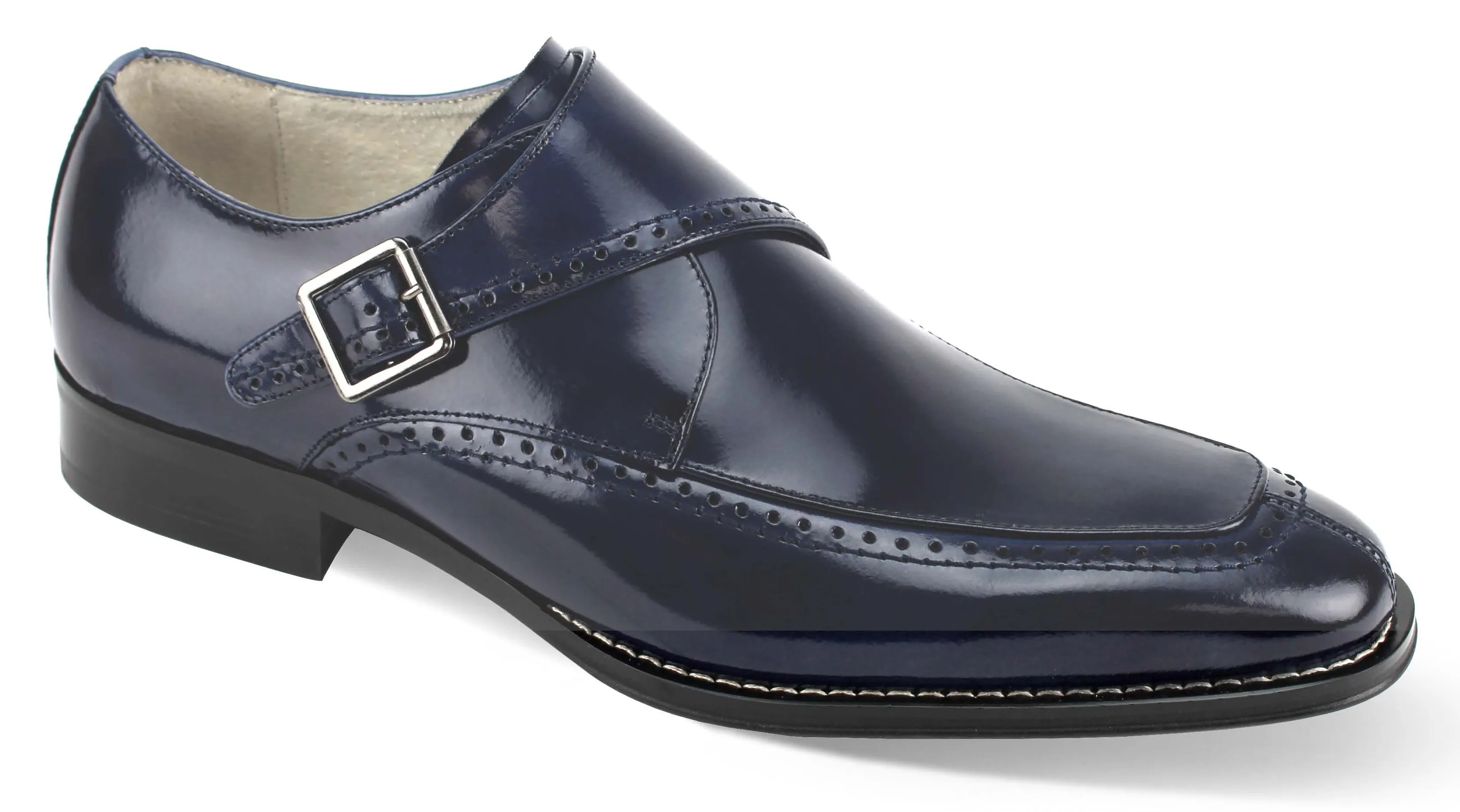 Giovanni Amato Mens Navy Shoe