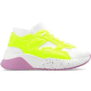 Girls Neon Yellow Trainers