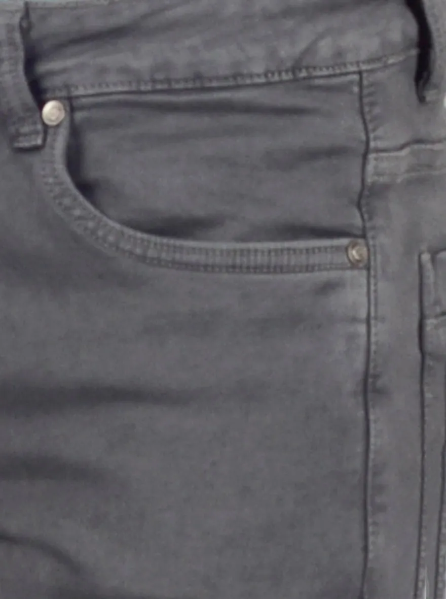 Grey Washed Straight Fit Jeans | Greenfibre