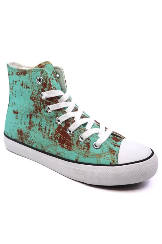 High Top Canvas Sneakers