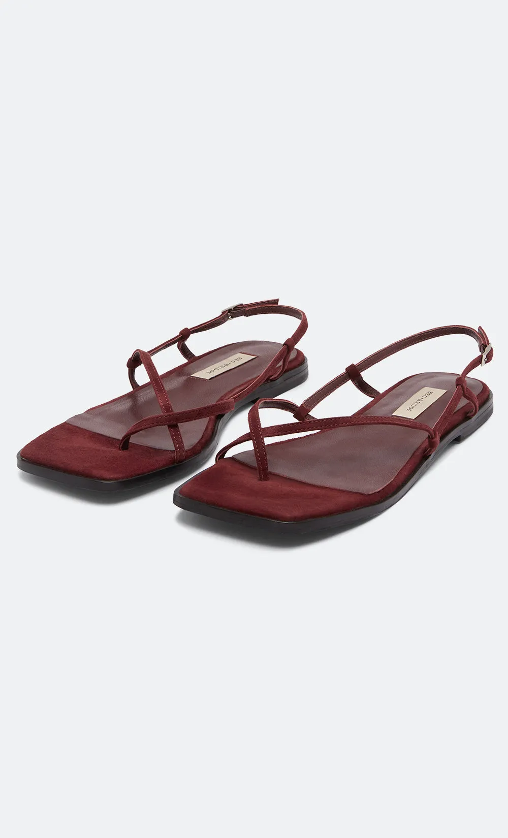 KATE SANDAL - BURGUNDY