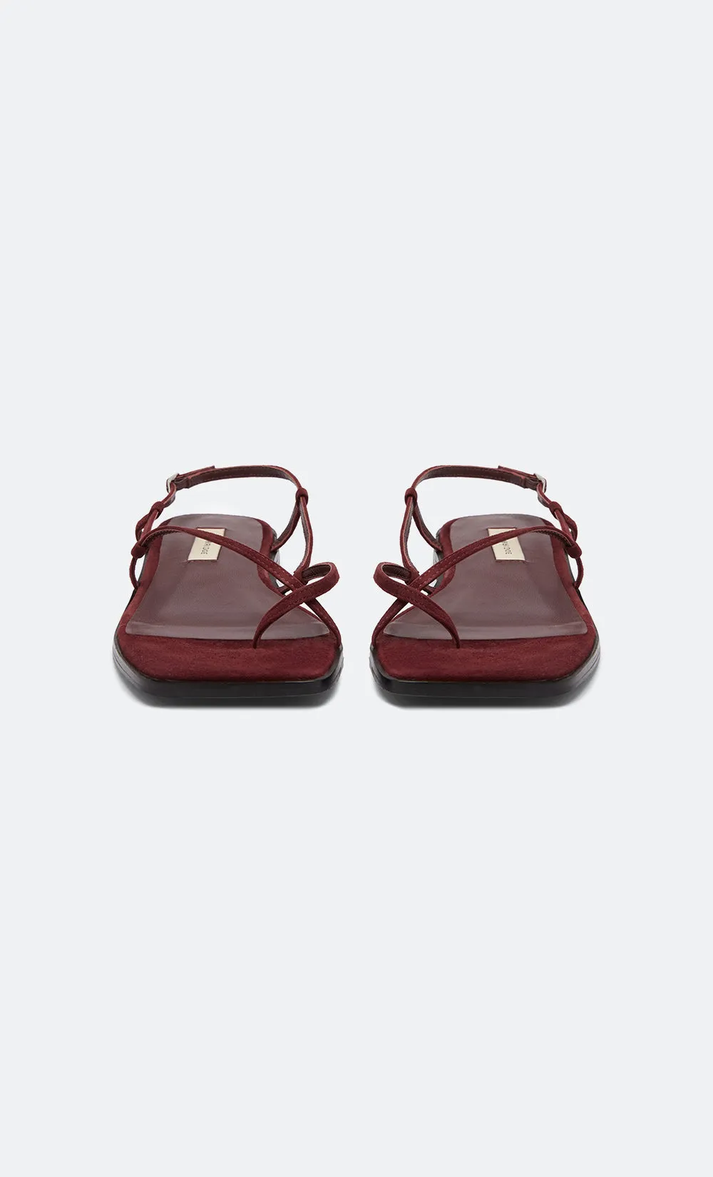 KATE SANDAL - BURGUNDY