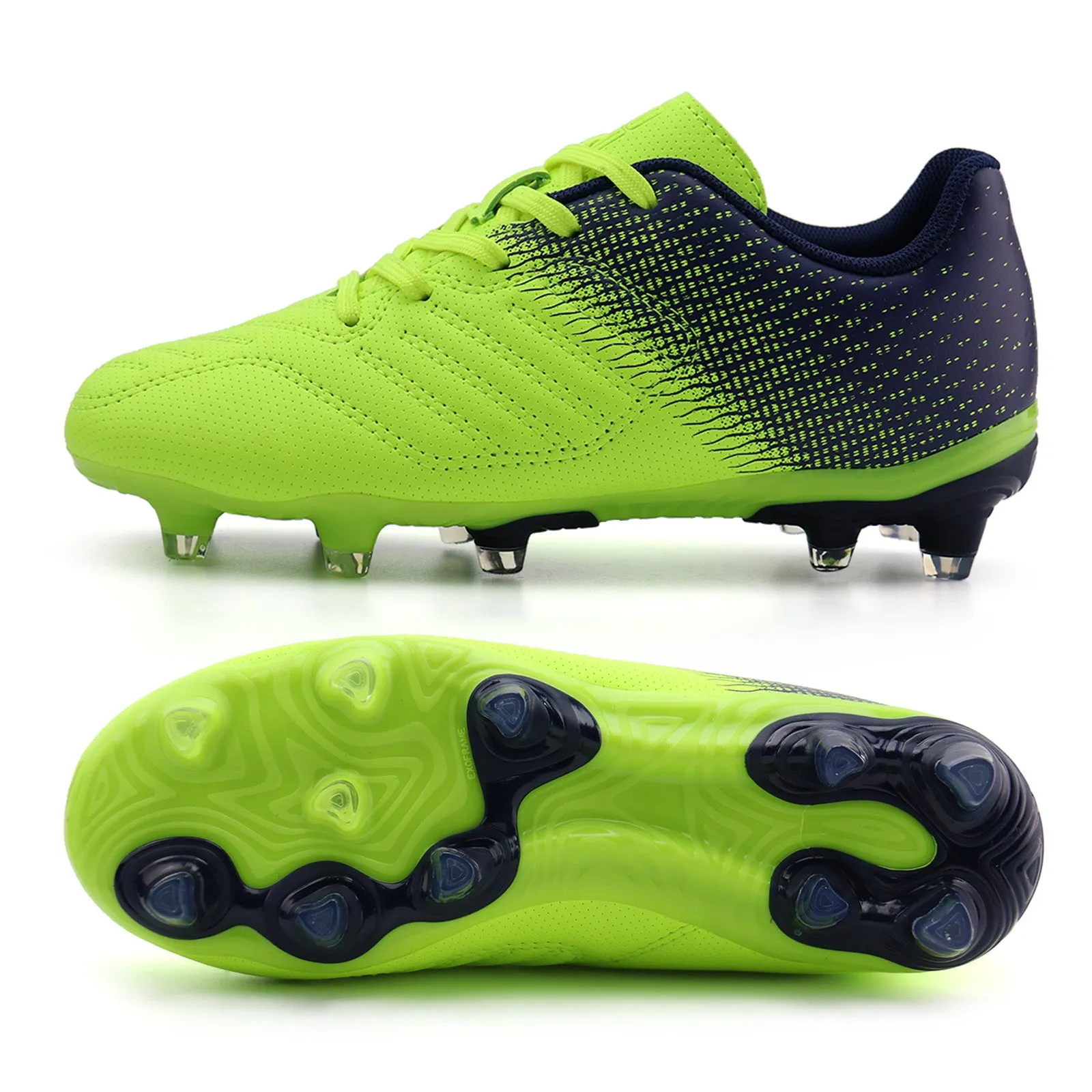 Kids Soccer Cleats Boys Girls Football Shoes