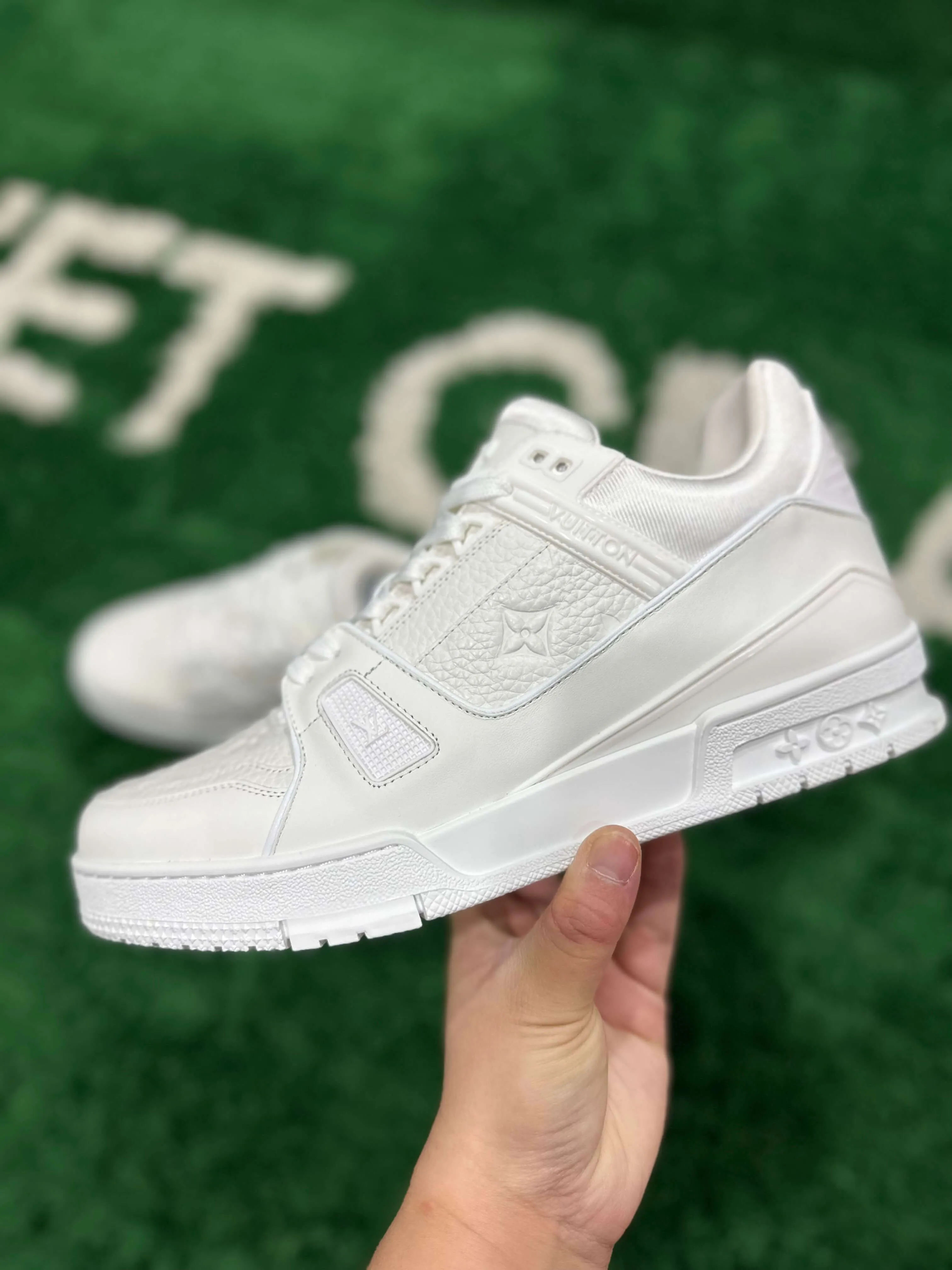 Louis Vuitton LV Trainer Monogram White Sneakers