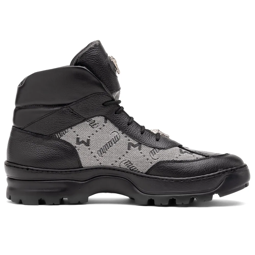 Mauri 3216 Pyro Time/ Baby Croc/ Mauri Fabric/ Nappa Boots Black / Grey