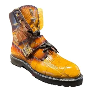 Mauri 3240 Toffee Alligator / Nappa Boots