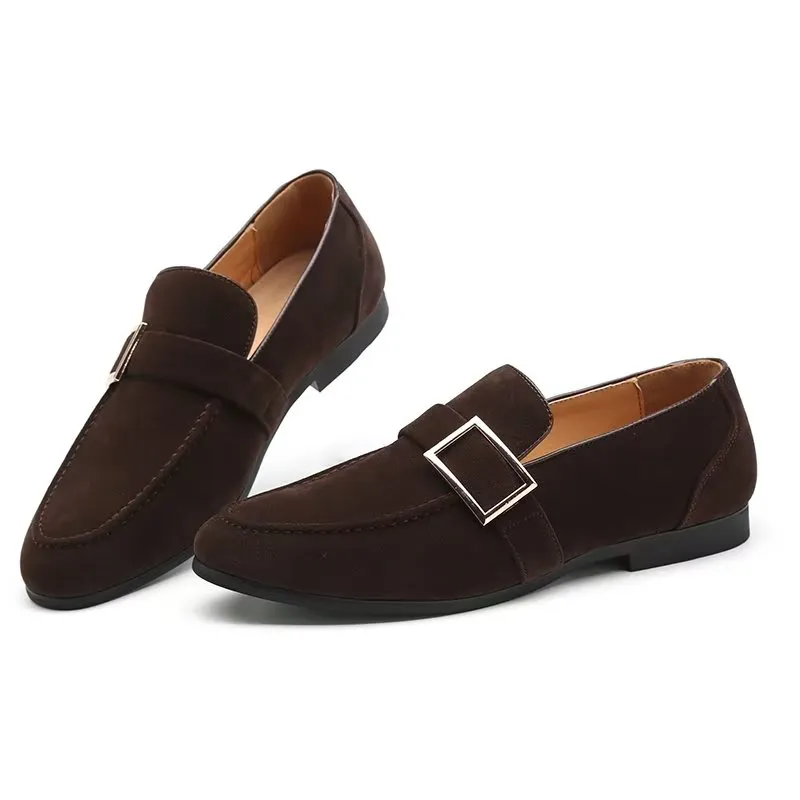 Modish Embossed Slip-on Loafers