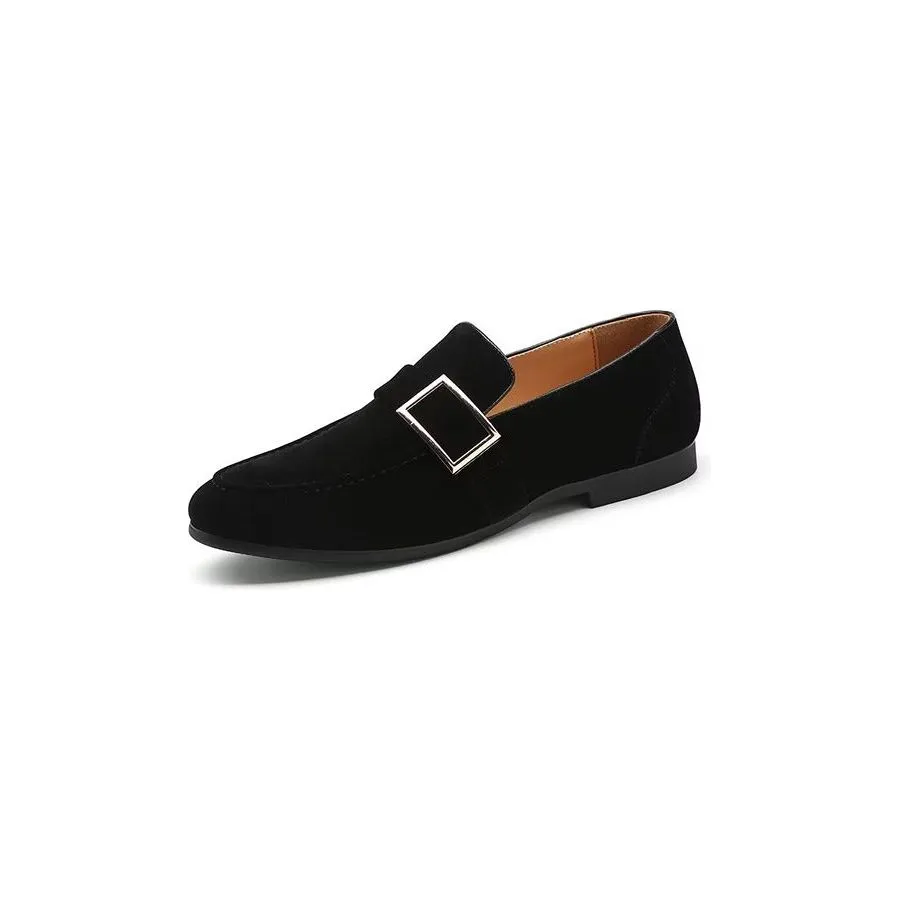 Modish Embossed Slip-on Loafers