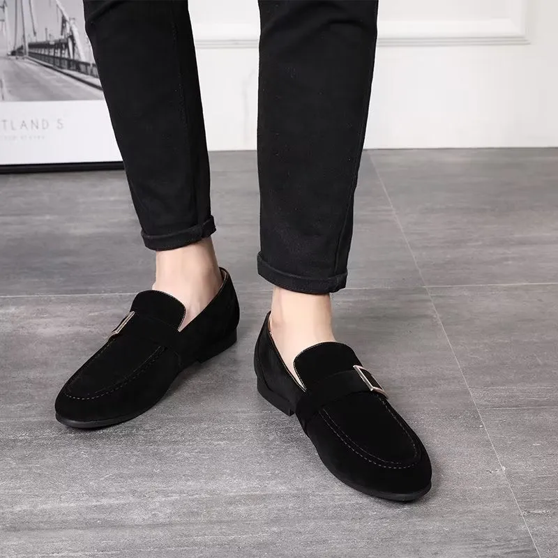 Modish Embossed Slip-on Loafers