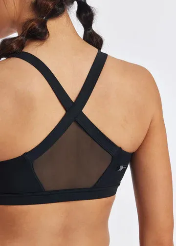 Oiselle | Hi Twenty Bra | Women's | Black