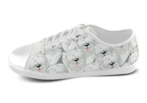 Old English Sheepdog Low Top Shoes