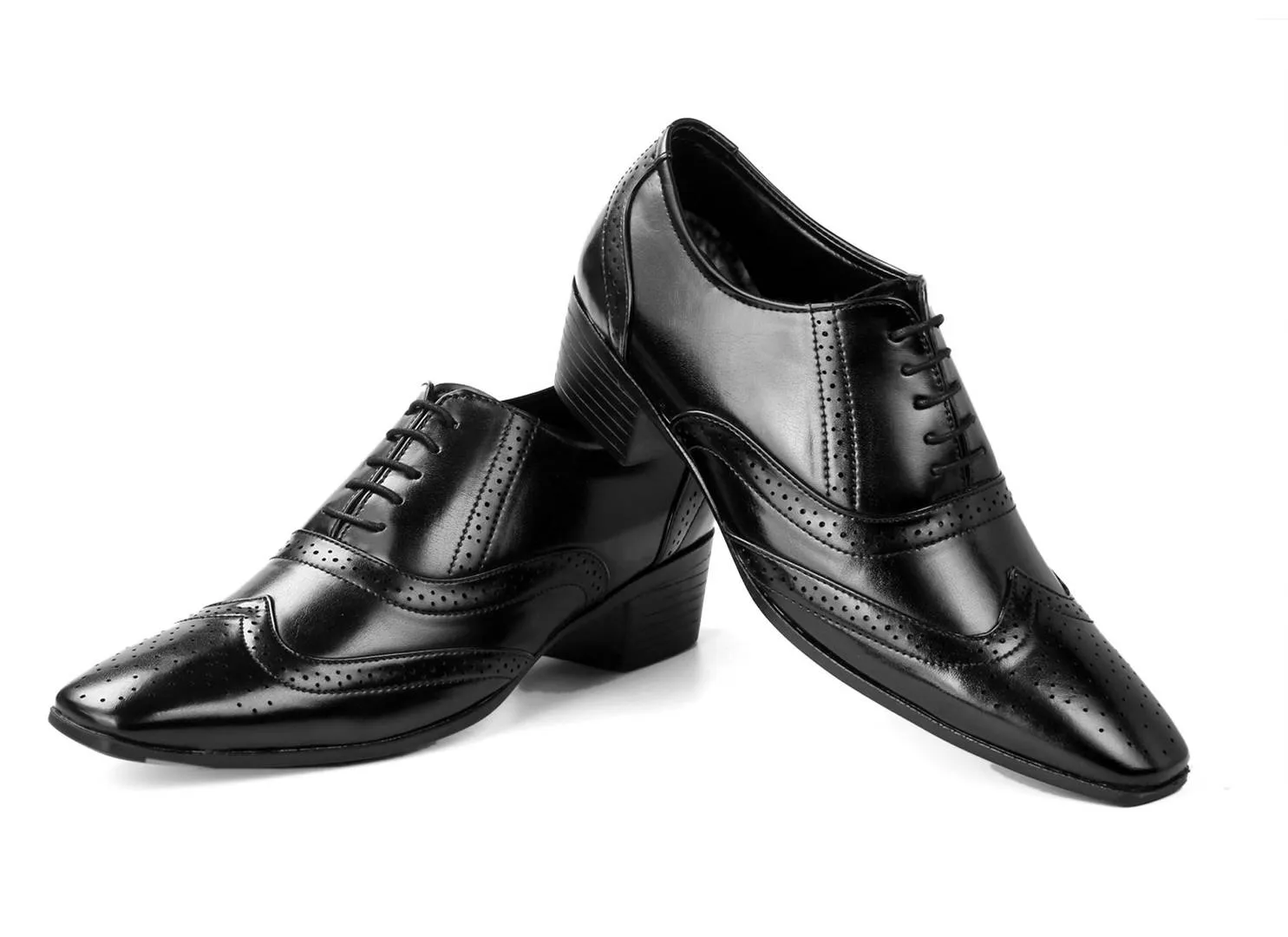 Premium Black Synthetic Leather Formal Shoe For Men