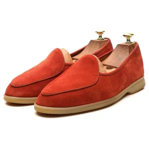 'Sagan Stride' Orange Suede Slip On Loafers UK 7 / UK 7.5