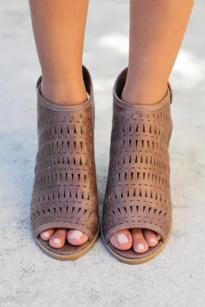 Shakti Taupe Booties