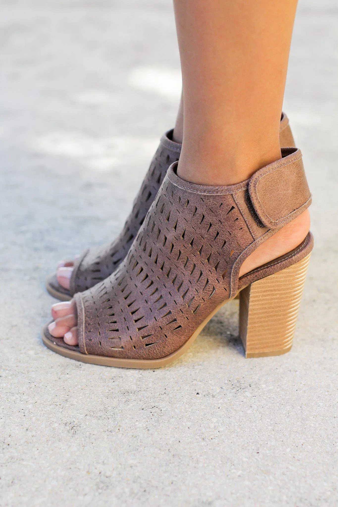 Shakti Taupe Booties