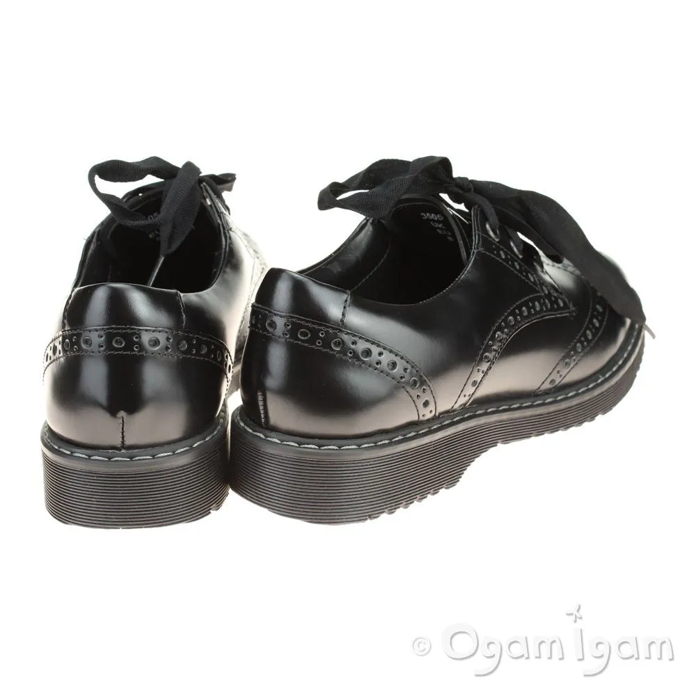 Start-rite Impulsive Girls Black School Shoe