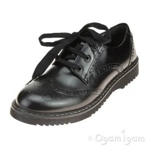 Start-rite Impulsive Girls Black School Shoe