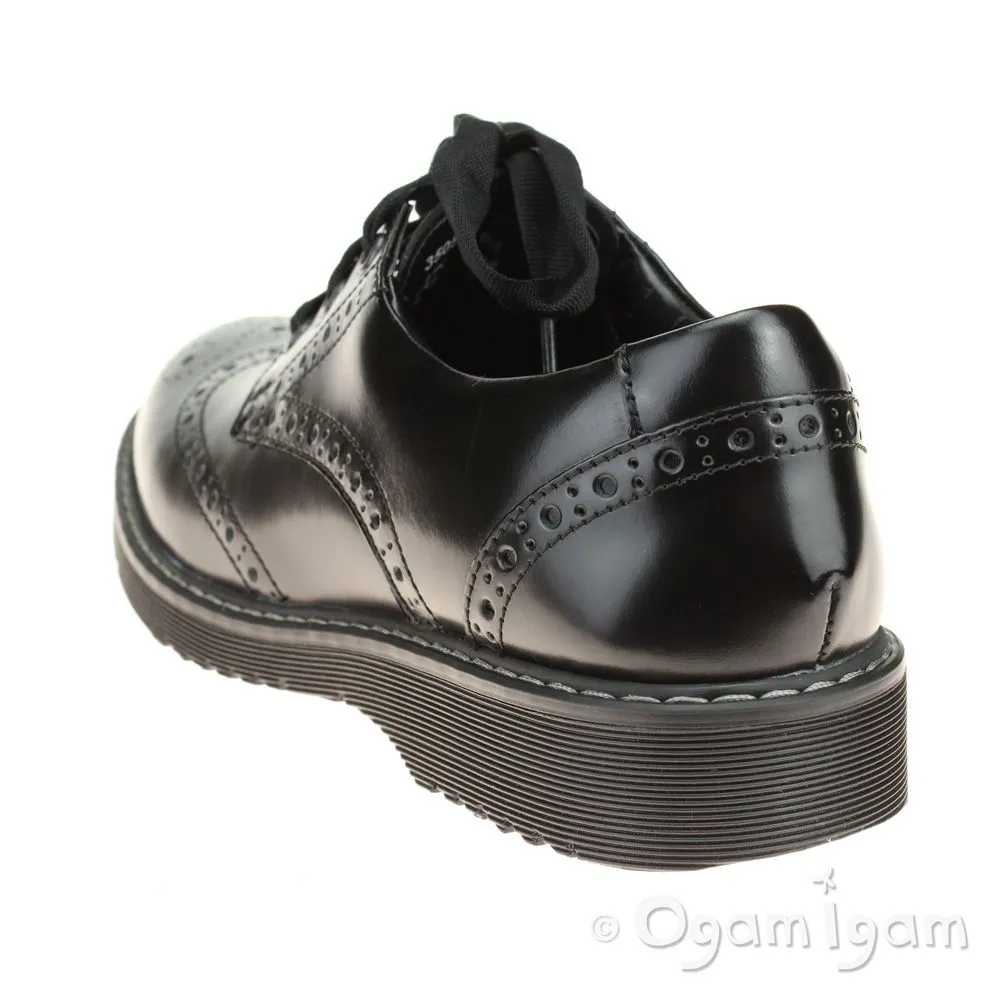 Start-rite Impulsive Girls Black School Shoe