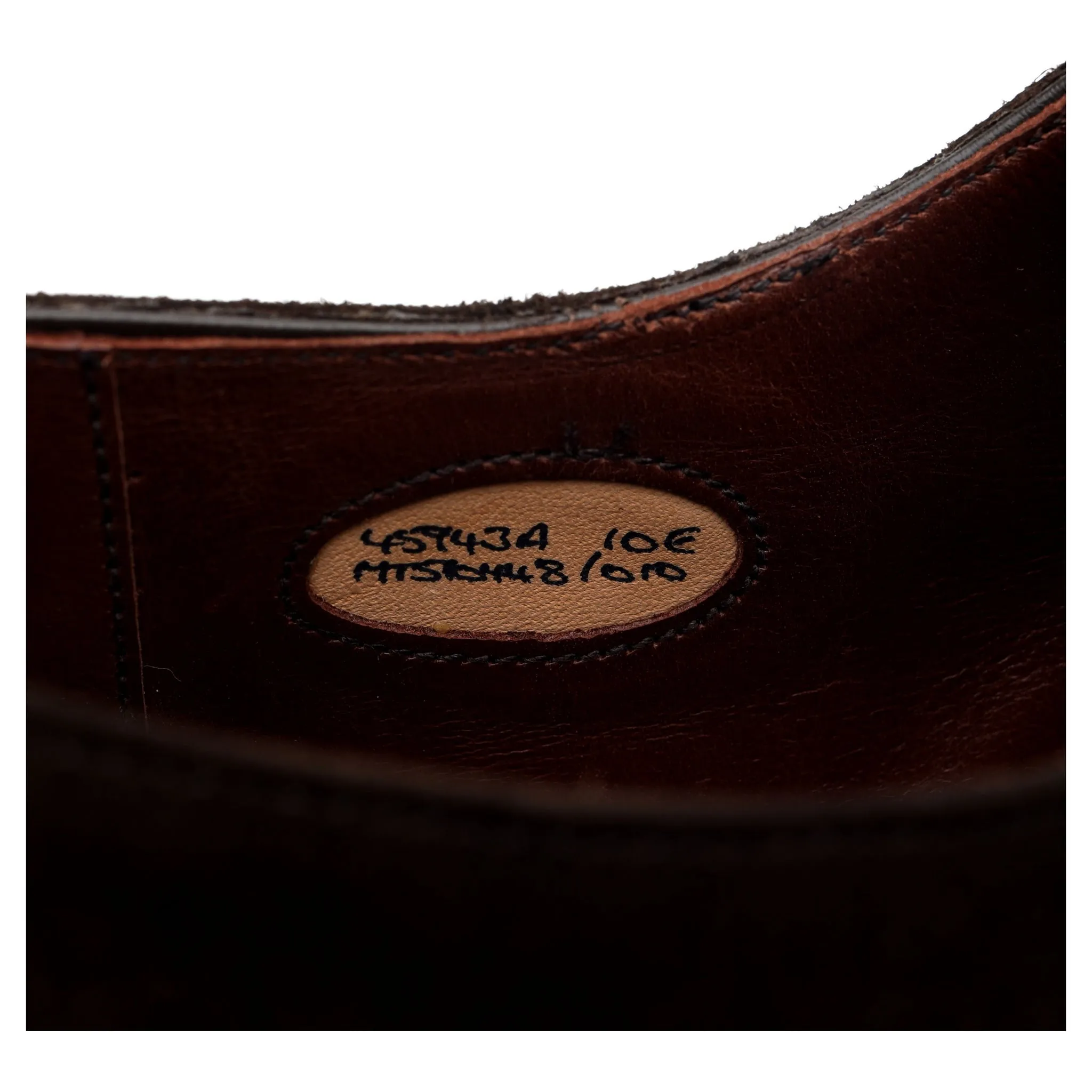 'Thomas' Dark Brown Suede Double Monk Strap UK 10 E