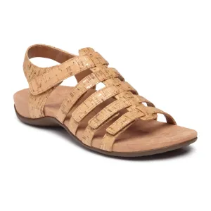 Vionic Harissa Backstrap Sandal (Women) - Gold Cork