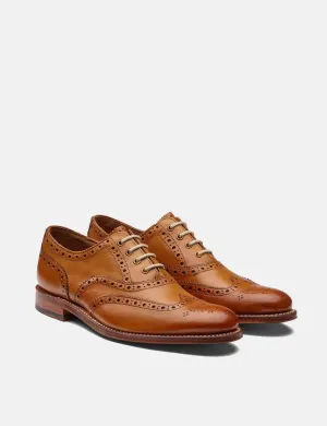 Womens Grenson Martha Brogues - Tan