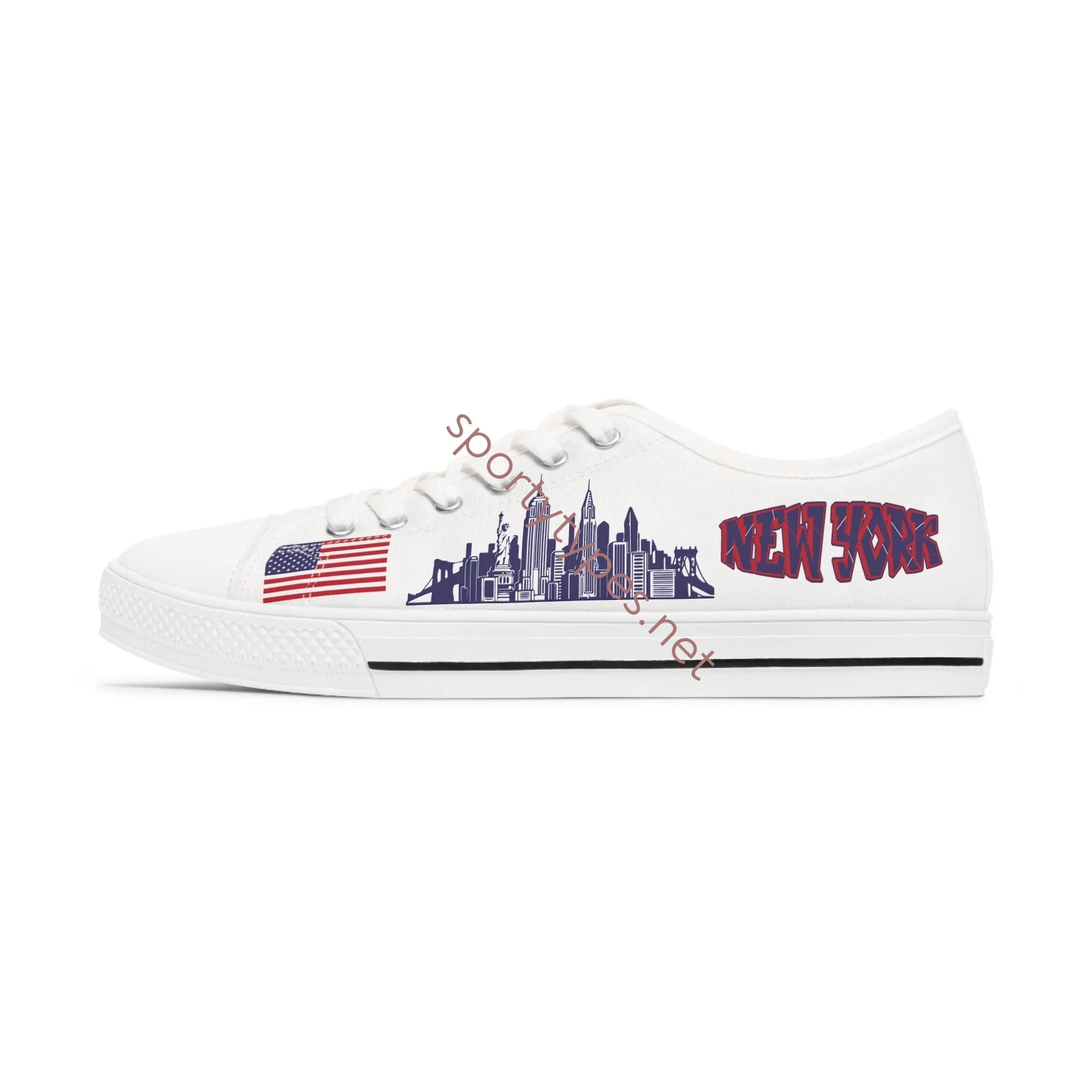 Women's New York Low Top Canvas Sneakers