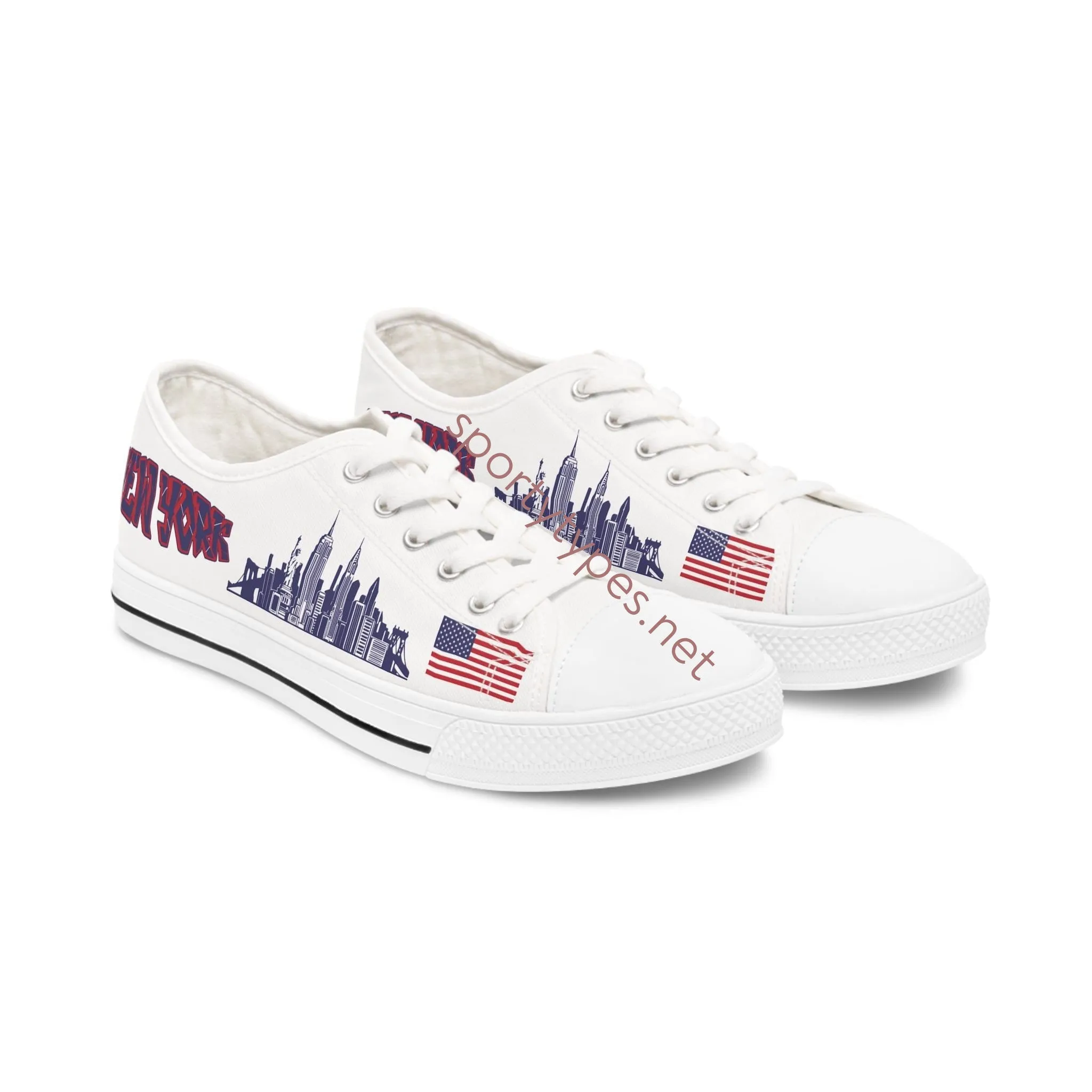 Women's New York Low Top Canvas Sneakers